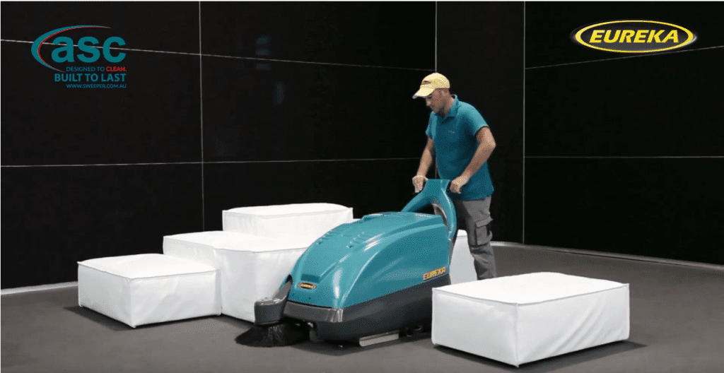 Carpet Cleaning With Push Sweeper