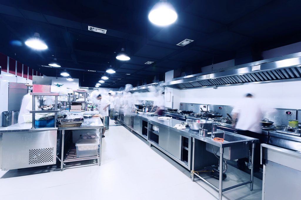 Cleaning Commercial Kitchen
