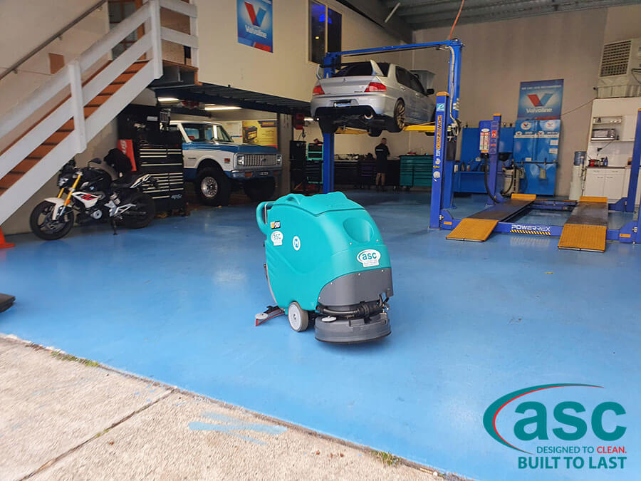 Coltech Automotive workshop Cleans Up With ASC - Australian Sweeper Company