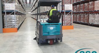 Large Warehouse Floor Cleaning