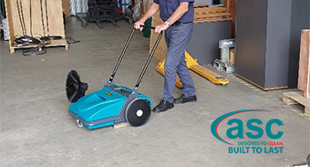 K-TIG Adelaide Invests in an ASC MEP Pedestrian Dust-Control Sweeper